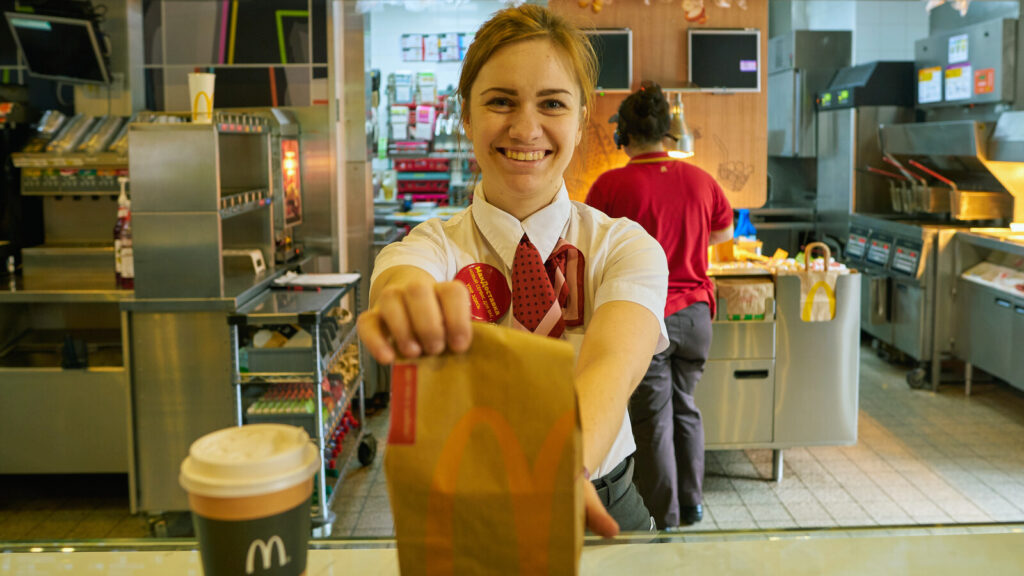 McDonalds teen employee