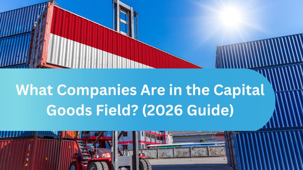 What Companies Are in the Capital Goods Field? (2026 Guide)
